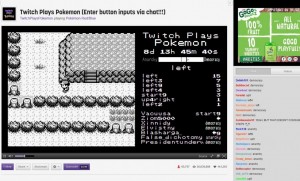 TwitchPlaysPokemon as seen by players on Twitch.TV