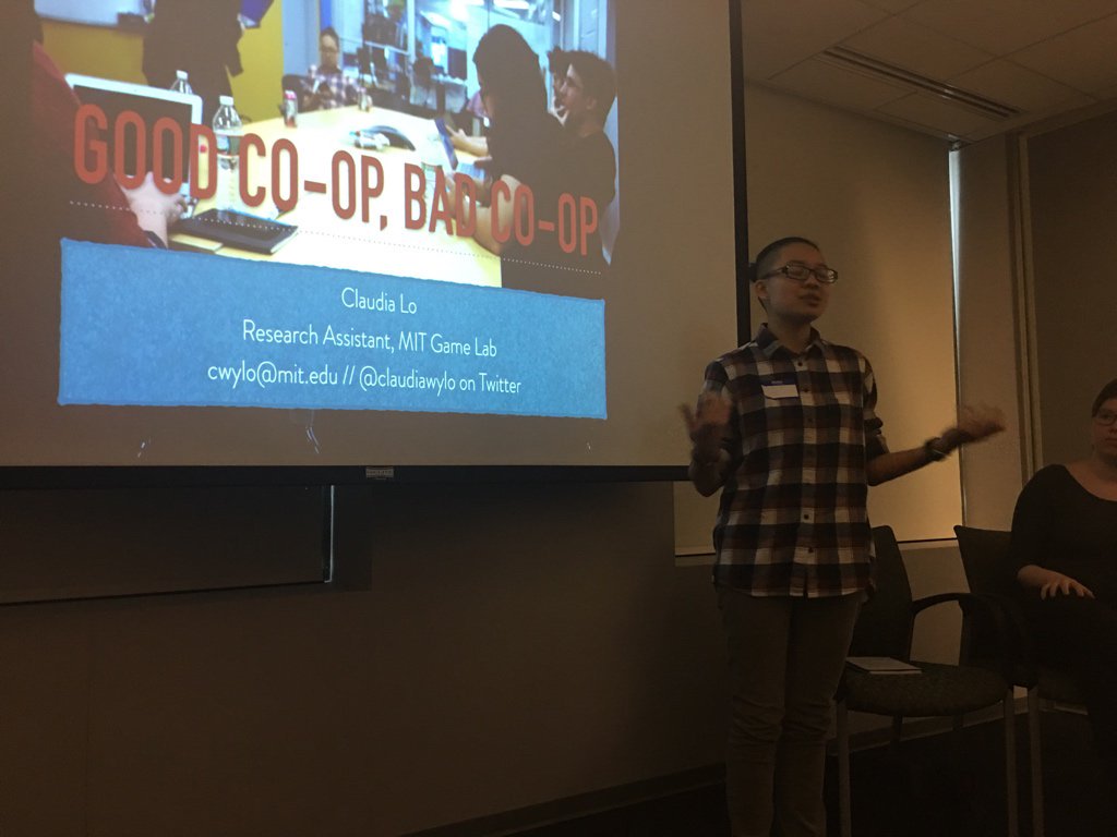 Boston FIG Talk Good Coop Bad Coop MIT Game Lab